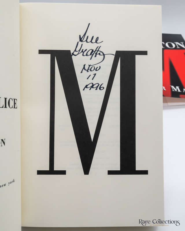 M is for Malice by Sue Grafton (signed copy)