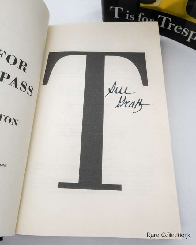 T is for Trespass by Sue Grafton - signed copy