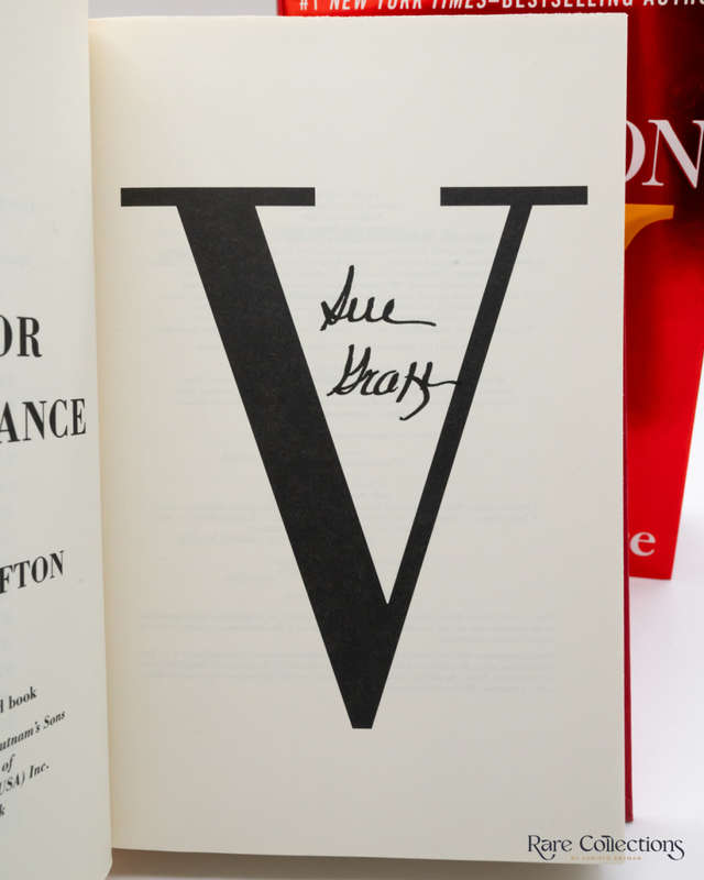 V is for Vengeance by Sue Grafton - signed copy