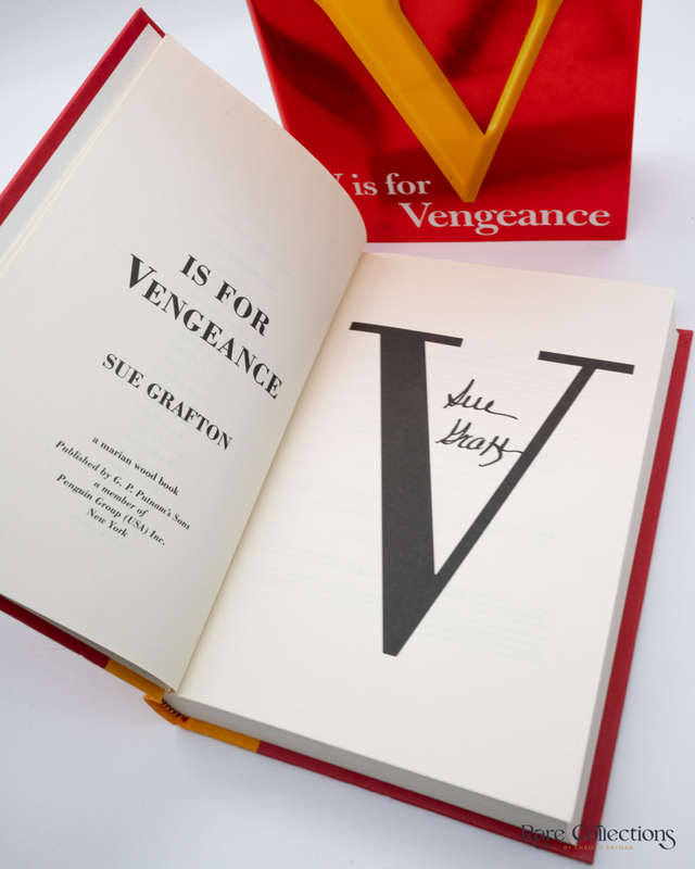 V is for Vengeance by Sue Grafton - signed copy