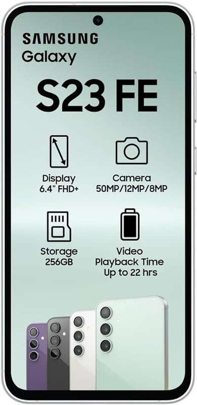 Samsung Galaxy S23 FE 5G 256GB Dual Sim