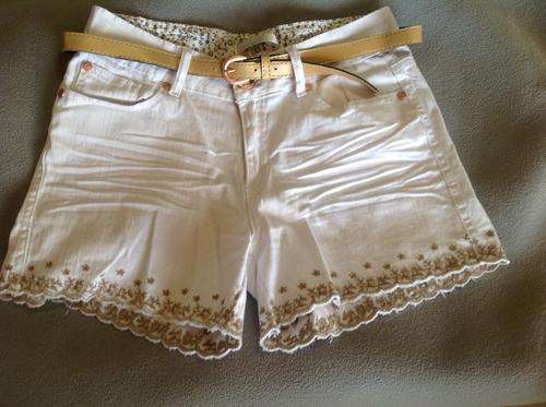 White Denim Short Size 34(10)