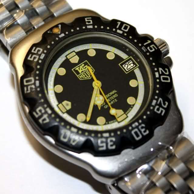 F1 TAG HEUER BLACK/YELLOW DIAL UNISEX WATCH