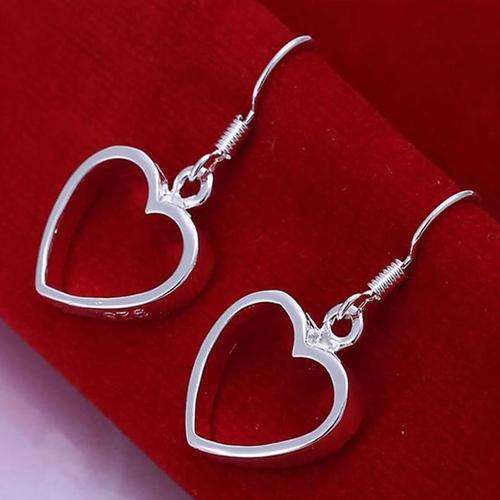 **DELIGHTFUL** 925 Sterling Silver Heart Earrings