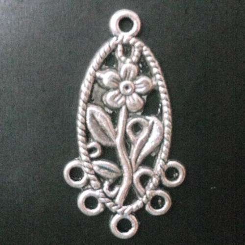 Antique Silver CHANDELIER Earring COMPONENT
