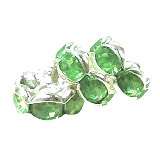 PERIDOT  Rondelle Spacer - 6mm