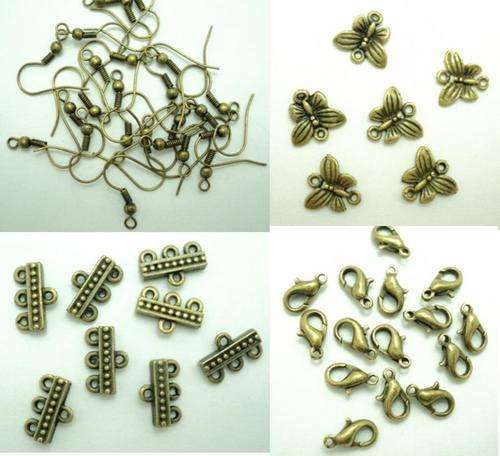 QUALITY BRONZE FINDINGS KIT - 981pcs