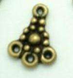 Bronze 3-to-1 Connector - 6pcs