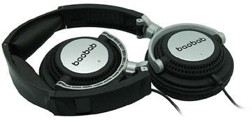 Portable Foldable Headphones - Black