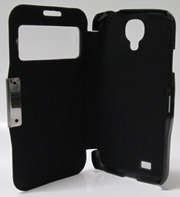 Samsung Galaxy S4 Flip Case with Window (Black)