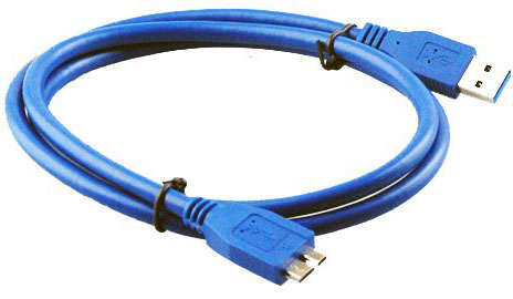 USB3.0 A Male to MicroB Male Cable, 1M