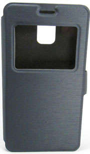 Samsung Galaxy S5 Flip Case with Window (Blue) + FREE Screenguard, SALE SALE