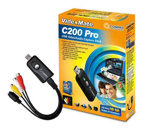 VideoMate C200 Pro USB Video/Audio Capture Stick