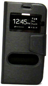 Samsung Galaxy S5 Mini flip Case (Black)