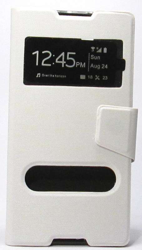 Sony Xperia C3 Flip Case (White)
