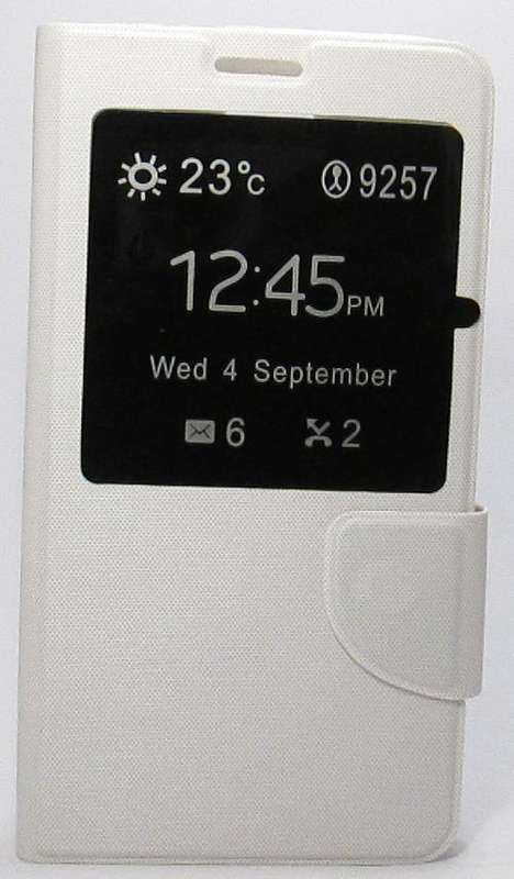 Samsung Galaxy Note 4 Flip Case (White)  + FREE Screenguard