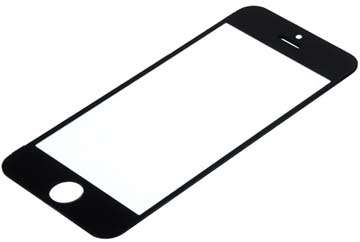 iPhone 5G Glass (Black)  + FREE Screenguard