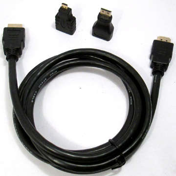 HDMI + Mini HDMI + Micro HDMI Conversion Cable