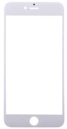 iPhone 6 Plus Glass 5.5" (White)  + FREE Screenguard