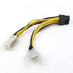 8 Pin to  2 x 6 Pin Female Adapter