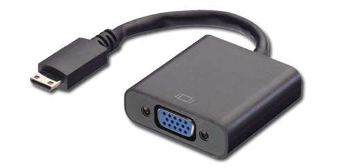 Mini HDMI to VGA Adapter