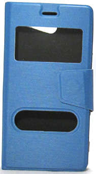 Sony Xperia M2 Aqua Flip Case (Blue)