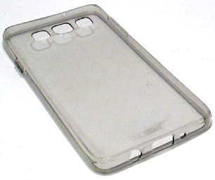 Samsung Galaxy A3 TPU Case (Light Clear Grey)  + FREE Screenguard