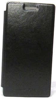 Sony Xperia M2 Aqua Flip Case (Black)