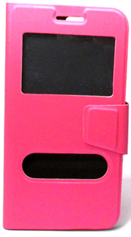 Huawei Ascend G7 Flip Case (Pink)   + FREE Sceenguard