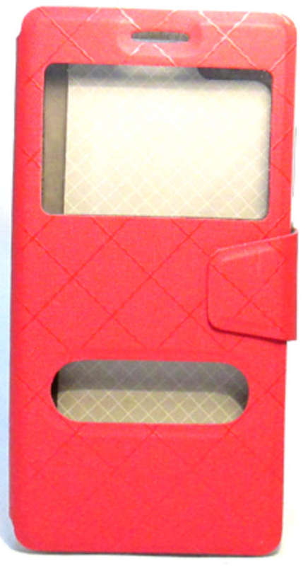 Huawei Ascend P8 Flip Case (Red)  + FREE Screenguard