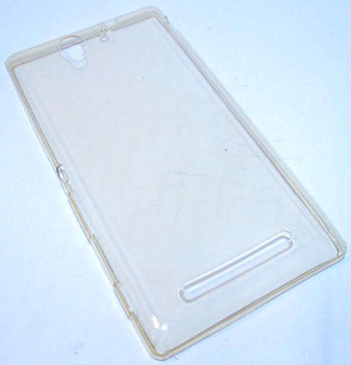 Sony Xperia C3 TPU Case (Clear Yellow Tint)   + FREE Sceenguard