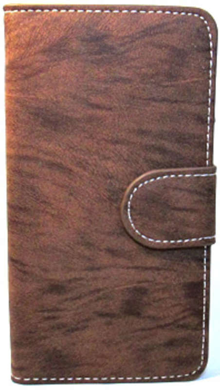 LG G4 Leather Flip Case (Brown)  + FREE Screenguard