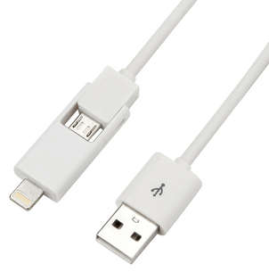 2 in 1 : Lightning + Micro USB Cable