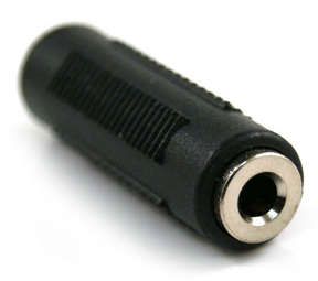3.5mm Female to 3.5mm Female Barrel Audio Adapter