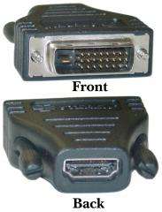 DVI-D Male to HDMI Female Adapter