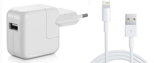 iPad Travel Charger/ Adapter with Lightning Cable