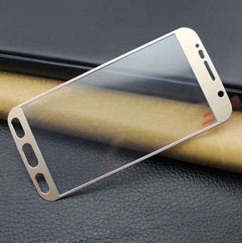 Samsung Galaxy S6 Tempered Mirror Glass Screen Protector (Gold)