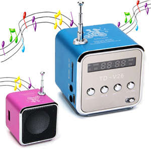 Mini Pocket Speaker / FM Radio / MP3 Player/ USB/ TF Cards