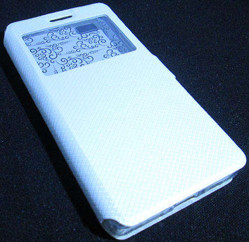 Huawei Ascend P8 LITE Flip Case (White)  + FREE Screenguard