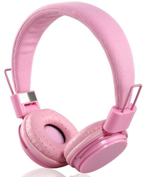 Color EP05 Headphones Headphones with MIC (Pink)