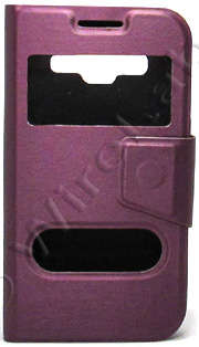 Samsung Galaxy J1 Ace Flip Case (Purple)