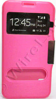Samsung Galaxy S5 Window Flip Case (Pink) + FREE Screenguard  SALE SALE !!!