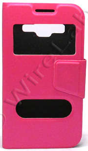 Samsung Galaxy J1 Ace Flip Case (Pink)