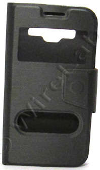 Samsung Galaxy J1 Flip Case (Black)  + FREE Screenguard