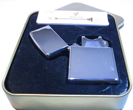 USB Lighter : Gold or Silver