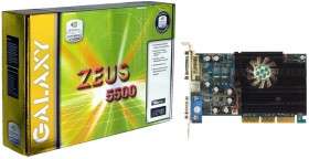 Galaxy FX5500 AGP Graphics Card 256MB