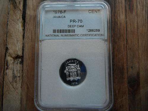 1976 Proof 1 Cent Jamaica - Brilliant detail!