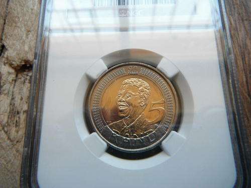 2008 MS 65 R5 Mandela 90th Birthday - Obverse