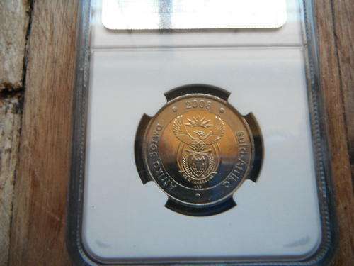 2008 MS 65 R5 Mandela 90th Birthday - Reverse