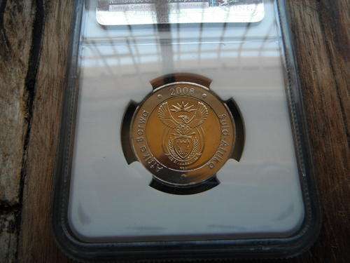 2008 MS 66 R5 Mandela 90th Birthday - Reverse